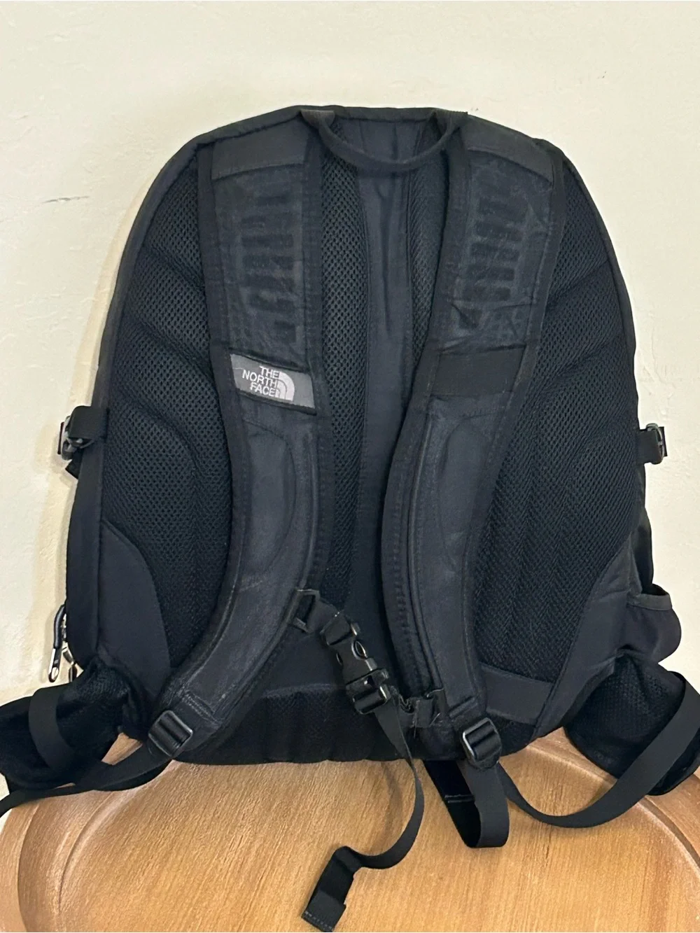 The North Face Surge II Backpack Black Laptop Travel Hiking School Bag